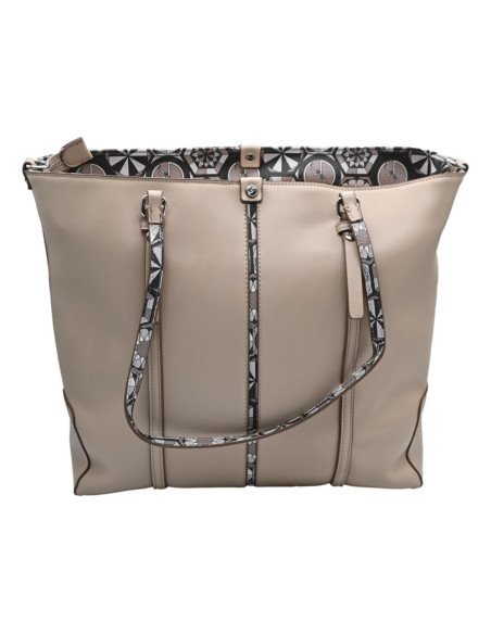 BIN2E8738WVWBJ8 esther tall shopping pu/PVC beige