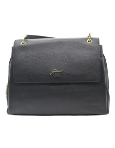 BIGPL6760WHA000 busin.flap W/PC compartm. leather black