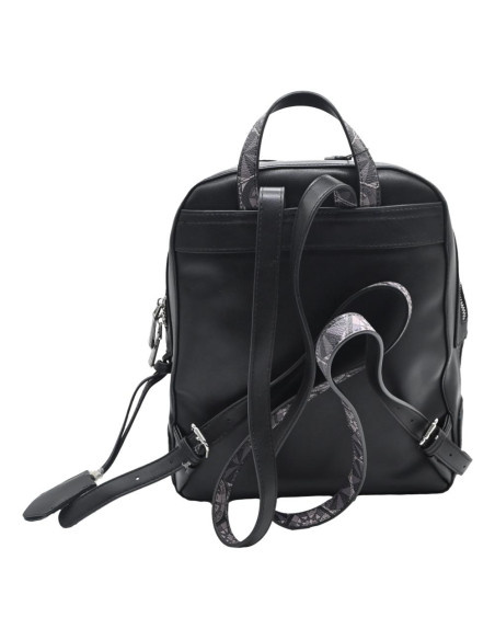 BEN2E8581WVWN82 esther backpack pu/PVC black smoke