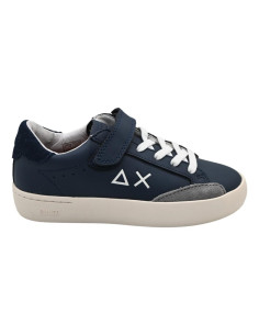 Boy's street leather (kid) 07 navy blue Z44325K