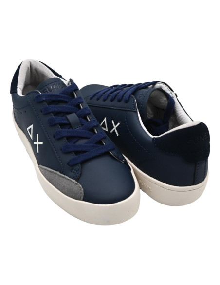 Boy's street leather (teen) 07 navy blue  Z44325T