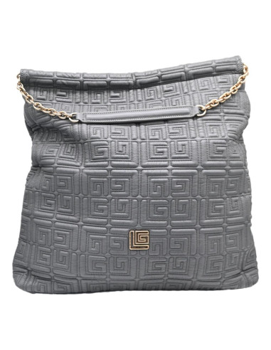 Lea quilted eco leather grey 26619