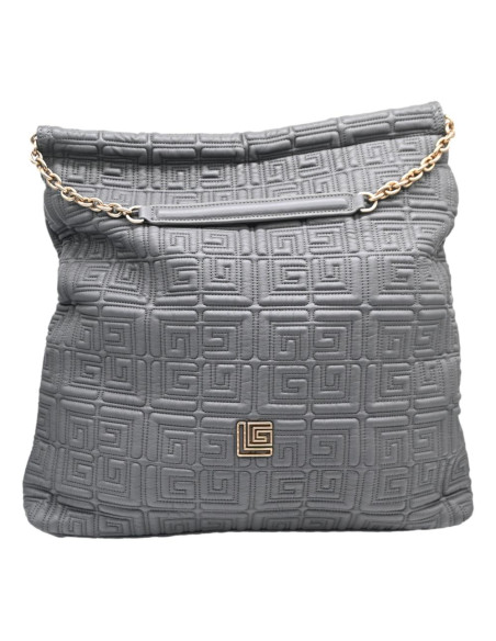 Lea quilted eco leather grey 26619