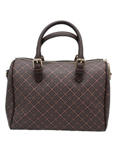 Sylvie MONG+CALF leather coffee/t.moro +yellow write 31819 2