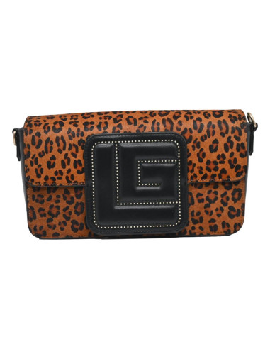 Anais LEOPARD+CALF leather black 26645