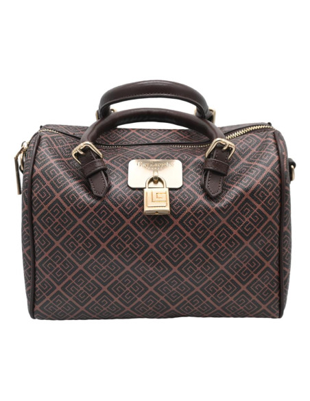 Sylvie MONG+CALF leather coffee/t.moro  26607