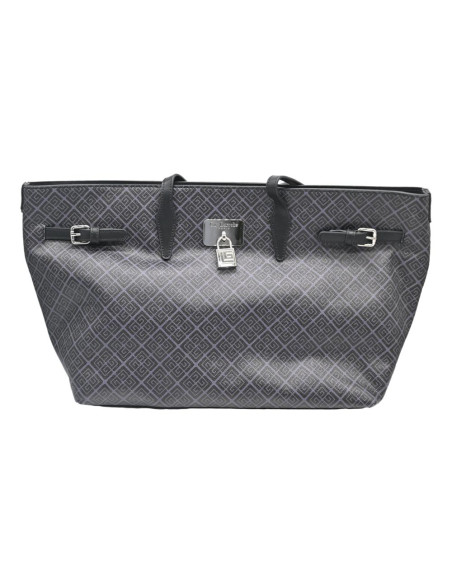 Sylvie MONOGRAM+CALF leather black/grey 26604