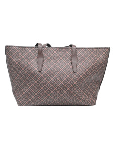 Sylvie  monog. calf leather coffee/t.moro 26605 2