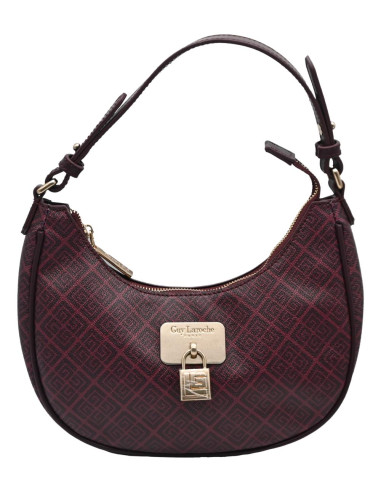 Sylvie MONOGRAM+CALF leather burgundy...