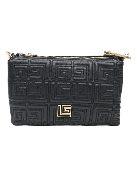 Lea black quilted eco leather black 31822