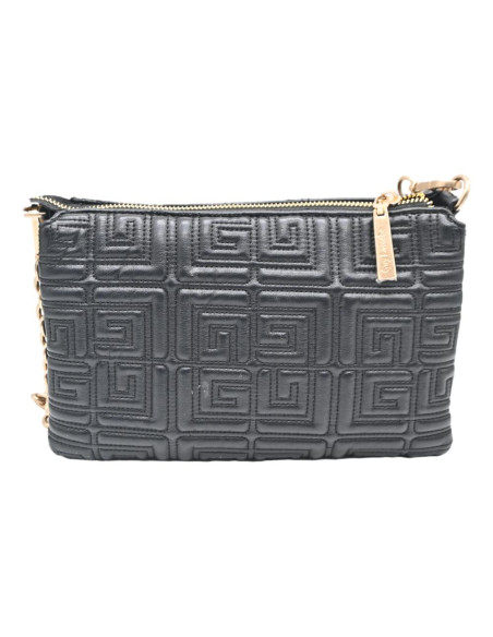 Lea black quilted eco leather black 31822