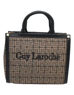 Bauletto monogram sand black 21624