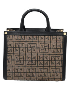 Bauletto monogram sand black 21624 2