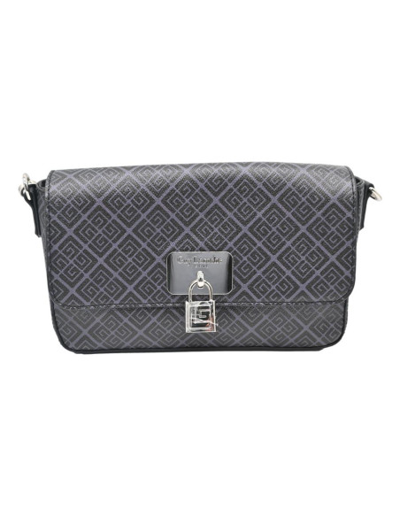 Sylvie MONOGRAM+CALF leather black/grey 26608