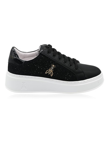Vitello nero mocassino fibbia PPJ963