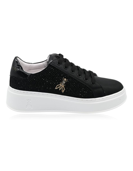 Vitello nero mocassino fibbia PPJ963