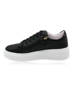 Vitello nero mocassino fibbia PPJ963 2