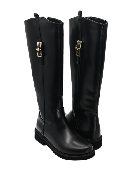 Stivale nero abrasivato PPJ955