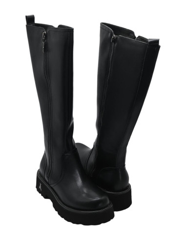 Stivale vitello nero PPJ960