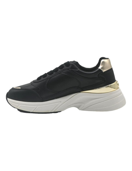 Liu jo maxi wonder 98 BA6013PX813 cow suede/woven/metallic black